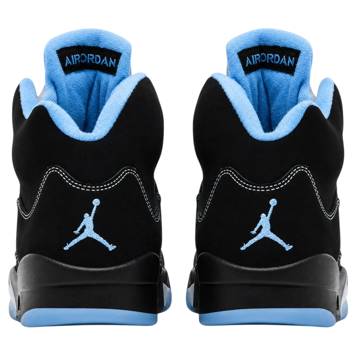 Dr x AJ 5 Retro "Black University Blue" (UNC) — DD0587-008