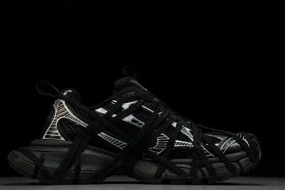 3XL Sneaker Extreme Lace 'Black Silver'