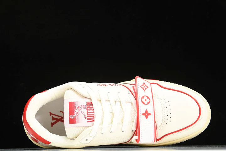 Louis Vuittоп Trainer Low Velcro Strap 'Red Mesh'