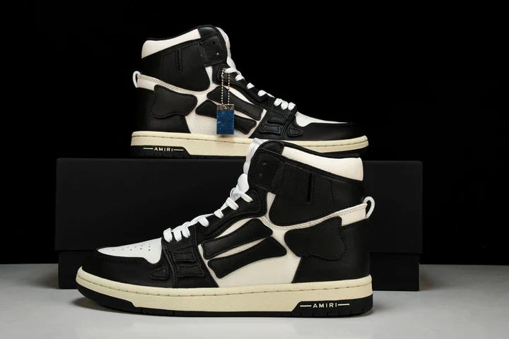 Amiri Skel Top Low 'White Black' (Copie)