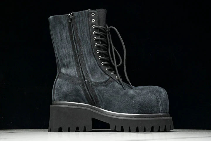 Вalenciaga Stomper Bootie 'Black Canvas'