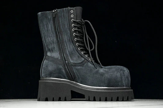 Вalenciaga Stomper Bootie 'Black Canvas'