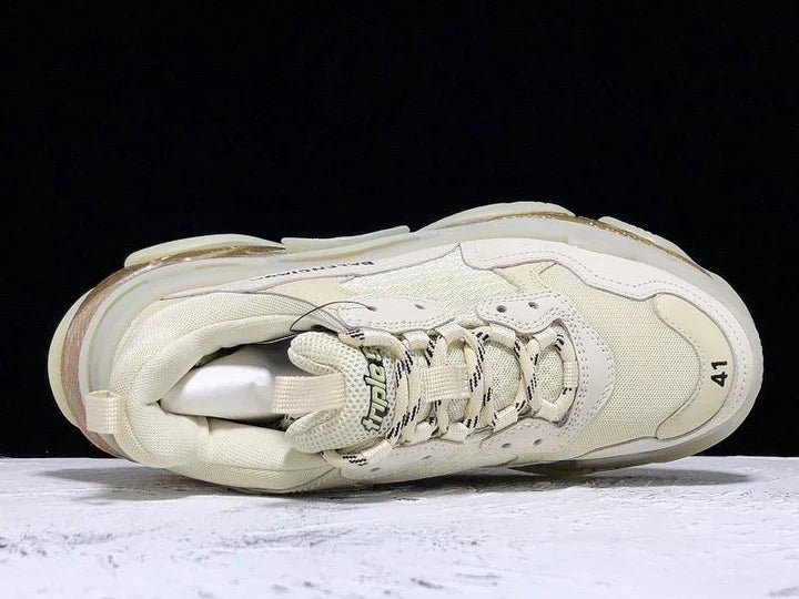 Triple S Sneaker "Off White Clear Sole"